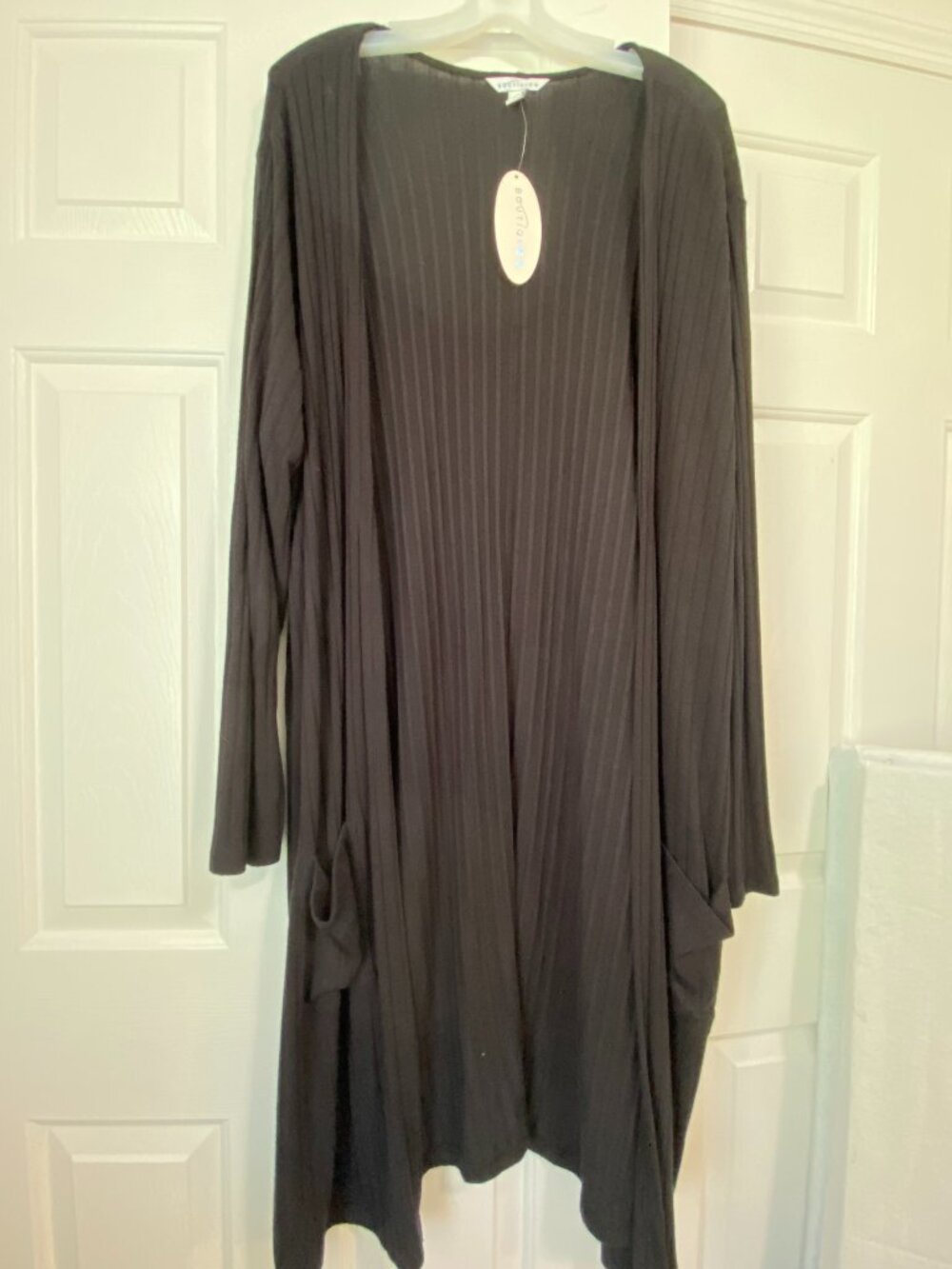 Woman's Plus Size Black Cardigan
